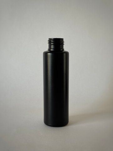 Флакон пластиковий HDPE - Берлін 100мл. Чорний (24/410) HDPE 100 фото