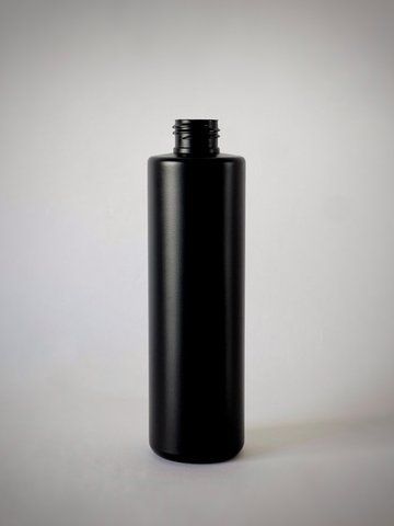 Флакон пластиковий HDPE - Берлін 250мл. Чорний (24/410) HDPE 250 фото