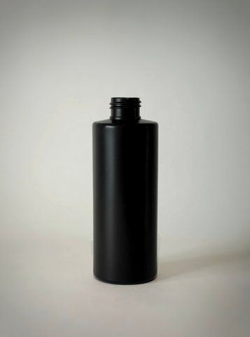 Флакон пластиковий HDPE - Берлін 200мл. Чорний (24/410) HDPE 200 фото