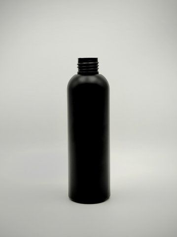Флакон пластиковий HDPE - Глорія 200мл. Чорний (24/410) HDPE 200 фото